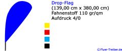 Drop-Flag 1,39 m x 3,80 m