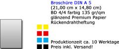 Broschüre A 5 135 gr. 36-seitig