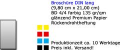 Broschüre DIN lang 135 gr. 20-seitig