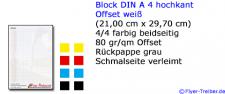 Block DIN A 4 50-seitig