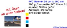 PVC Banner 50 cm x 100 cm