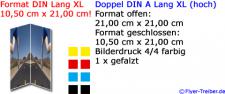 DIN A Lang XL 4-seitig hoch