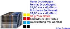 Druckbogen 65,00 cm x 46,00 cm