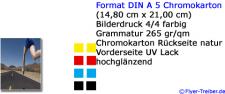 Postkarte DIN A 5 4/4 farbig