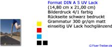 Postkarte DIN A 5 4/1 farbig