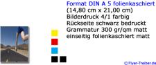 Postkarte DIN A 5 4/1 farbig