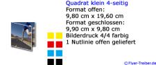 Quadrat klein 4-seitig