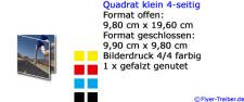 Quadrat klein 4-seitig