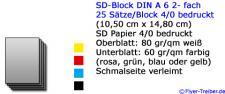 SD-Block 2-fach DIN A 6 4/0