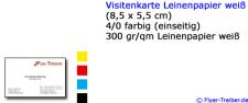 Visitenkarten 4/0 farbig