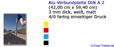 Alu-Verbundplatte DIN A 2