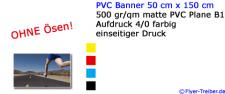 PVC Banner 50 cm x 150 cm