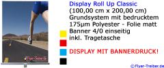 Display Roll Up Classic 100 x 200 mit