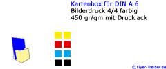 Kartenbox für Flyer, Faltblätter...