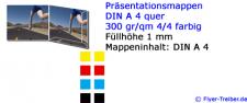 Mappen A 4 quer Füllhöhe 1 mm