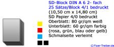 SD-Block 2-fach DIN A 6 4/1