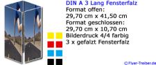 DIN A 3 > A 3 lang Fensterfalz