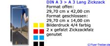 DIN A 3 > DIN A 3 lang Zickzackfalz