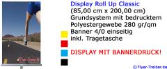 Display Roll Up Classic 85 x 200 mit