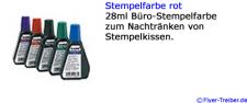 Stempelfarbe rot