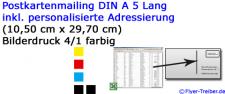A 5 Lang einseitig folienkaschiert matt mit direktem InkJet