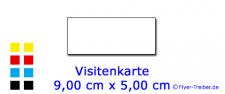 Visitenkarten 9,0 cm x 5,0 cm