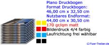 Druckbogen 46,00 cm x 32,50 cm