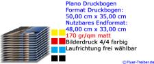 Druckbogen 50,00 cm x 35,00 cm