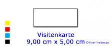 Visitenkarten 9,0 cm x 5,0 cm