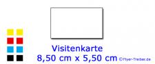 Visitenkarten 8,5 cm x 5,5 cm