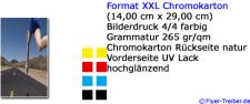 Postkarte XXL Format 4/4 farbig