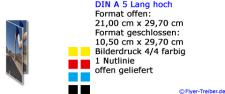 DIN A 4 > DIN A 5 lang