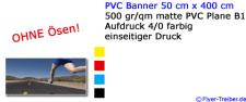 PVC Banner 50 cm x 400 cm