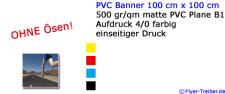 PVC Banner 100 cm x 100 cm