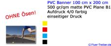 PVC Banner 100 cm x 200 cm