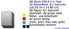 SD-Block 3-fach DIN A 6 4/1