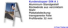 Kundenstopper für DIN A 1