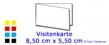 Visitenkarten 4-seitig quer