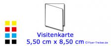 Visitenkarten 4-seitig hoch