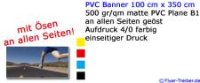 PVC Banner 100 cm x 350 cm