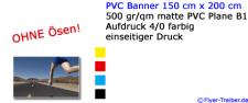 PVC Banner 150 cm x 200 cm