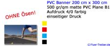 PVC Banner 200 cm x 300 cm