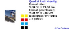 Quadrat klein 4-seitig