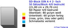 SD-Block 2-fach DIN A 4 4/0