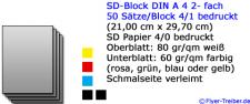 SD-Block 2-fach DIN A 4 4/1