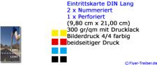 Eintrittskarten DIN Lang perforiert Nummeriert (2x)