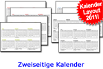 Zweiseitige Kalender