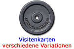 Visitenkarten verschiedene Variationen