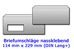 Briefumschläge nassklebend