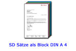 SD Einzelsätze A4 Block